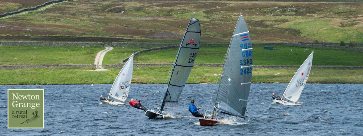 Sailing at Grimwith Reservoir