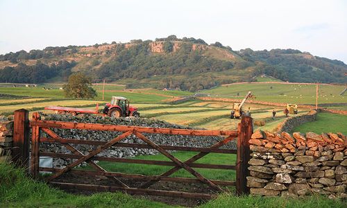 Hay making Yorkshire Dales
